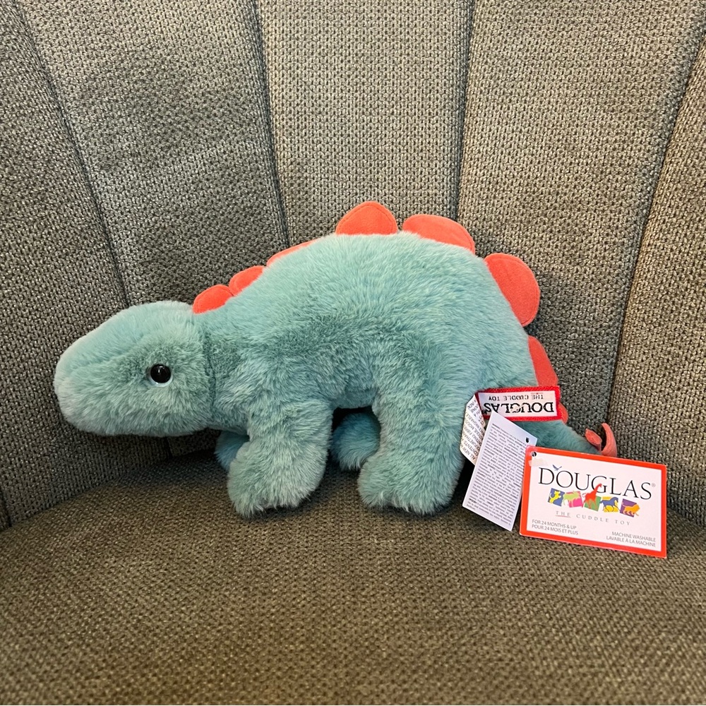 Douglas Stompie Stegosaurus Plush Dinosaur Toy NWT